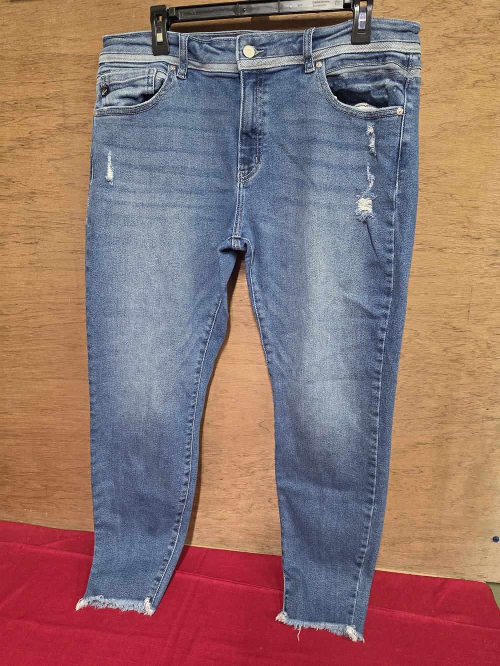 KanCan Light Blue Distressed Skinny Jeans - Picture 9 of 9
